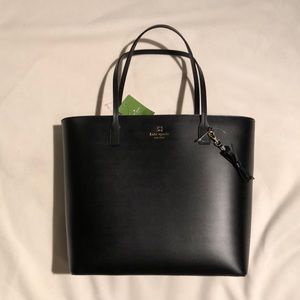 Kate Spade Sawyer Street Tori Blk Leather Tote NWT